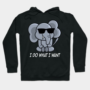 Whisker Whispers Elephant Chronicles, Stylish Tee Extravaganza Hoodie